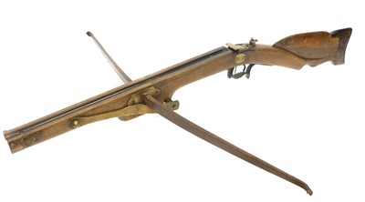 Lot 310 - North European crossbow, with 35inch steel...