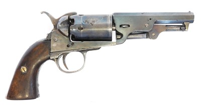 Lot 51 - Belgian percussion pocket revolver, serial...