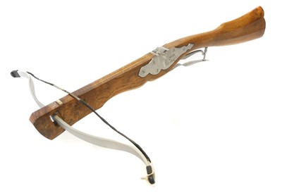Lot 307 - 20th century copy of a 17th Century crossbow,...