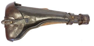 Lot 159 - Artillery Luger shoulder stock and holster rig,...