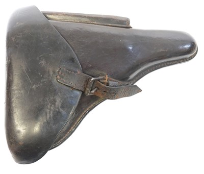 Lot 165 - WWI Luger PO8 Luger holster, dated 1911 and...
