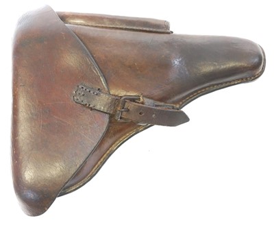 Lot 167 - WWI Luger PO8 Luger holster, dated 1916 and...