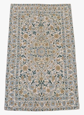 Lot 222 - A Large and Decorative Embroidered Fabric Wall Hanging or Panel in the Arts & Crafts Style