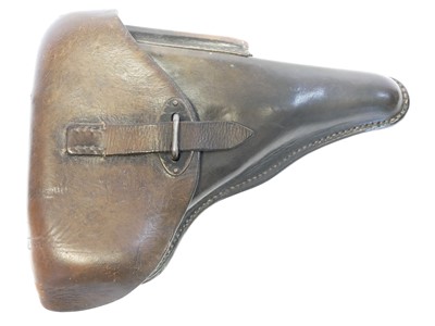 Lot 168 - WWII Walther P38 holster and spare magazine,...