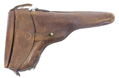 Lot 171 - Swiss Model 1900 Luger holster, stamped E....