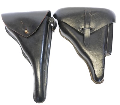 Lot 173 - Two reproduction holsters for a Walther P38...