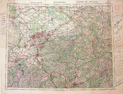 Lot 326 - Two Dambusters and RAF bomber crew signed...