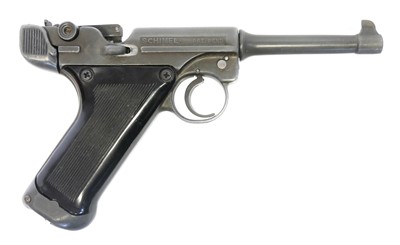 Lot 196 - American Schimel GP22 Luger style C02 air...