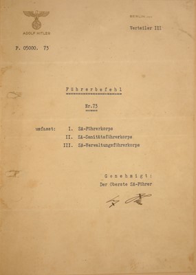 Lot 315 - Authenticity unknown -  framed German Third...