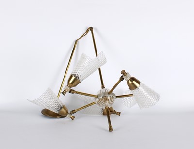 Lot 199 - French Mid-Century Ceiling Light