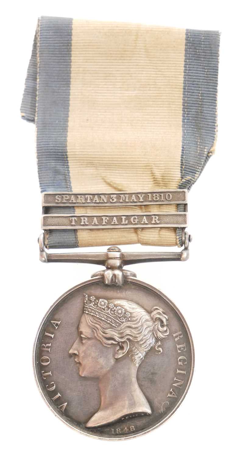 Lot 1 - Naval General Service medal 1793-1840 for...