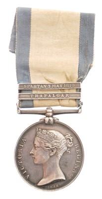 Lot 1 - Naval General Service medal 1793-1840 for...