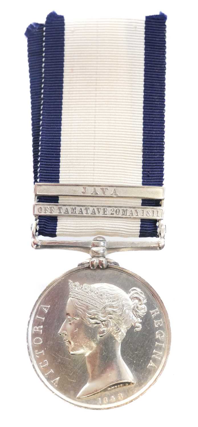 Lot 2 - Naval General Service medal 1793-1840 for...