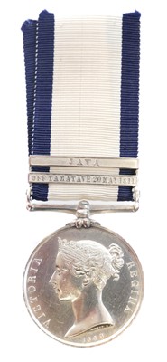 Lot 2 - Naval General Service medal 1793-1840 for...