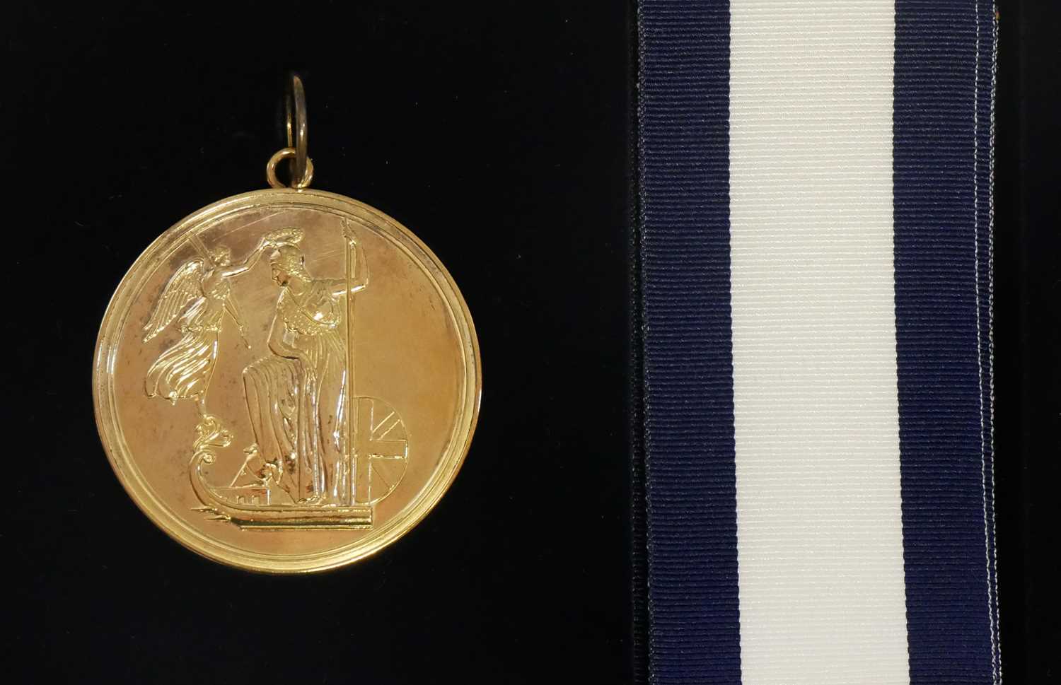 Lot 5 - Battle of Trafalgar Bicentenary gilded silver...
