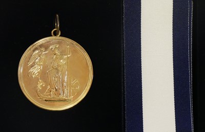 Lot 5 - Battle of Trafalgar Bicentenary gilded silver...