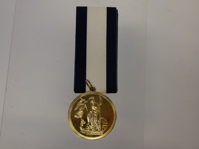Lot 5 - Battle of Trafalgar Bicentenary gilded silver...