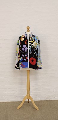 Lot 285 - Gianni Versace couture multi-coloured silk shirt.