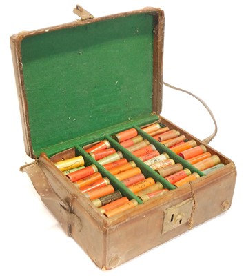 Lot 679 - Leather magazine with collector's shotgun...