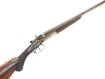 Lot 624 - Belgian .410 side by side hammer gun, serial...