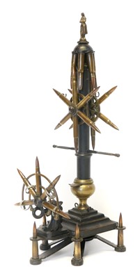 Lot 331 - French or German WWI era trench art alter...