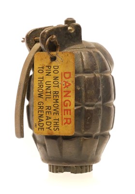 Lot 285 - Inert British Mills bomb / hand grenade,...