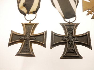 Lot 27 - Two German WWI Iron Crosses and a 1914-1918...