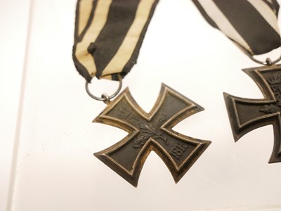 Lot 27 - Two German WWI Iron Crosses and a 1914-1918...