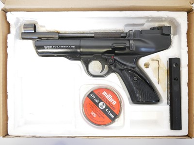 Lot 204 - Webley Hurricane .177 air pistol, 7.5inch...