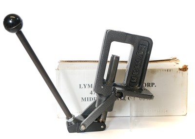 Lot 784 - Lyman Crusher single stage press in box, with...