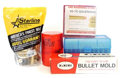 Lot 792 - .45-70 reloading equipment, including Lee...