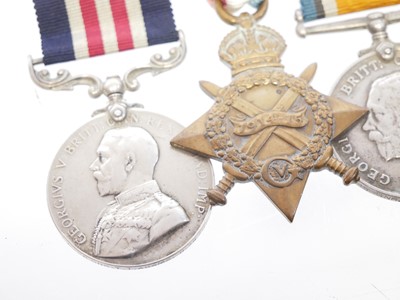 Lot 19 - George V WWI Military Medal and Trio Awarded...