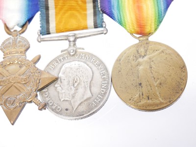 Lot 19 - George V WWI Military Medal and Trio Awarded...