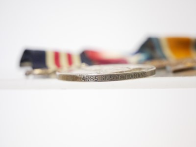 Lot 19 - George V WWI Military Medal and Trio Awarded...