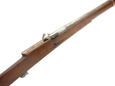 Lot 56 - Indian matchlock musket, approximately 20 bore,...