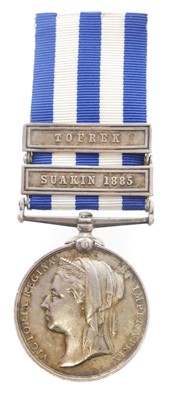 Lot 14 - Victorian Egypt and Sudan 1882-89 Medal with...