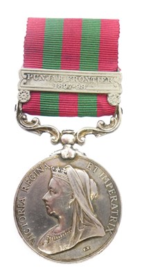 Lot 35 - Victorian India 1895 Medal with 'Punjab...