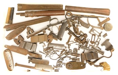 Lot 730 - Large collection of gun parts, gunsmith's...