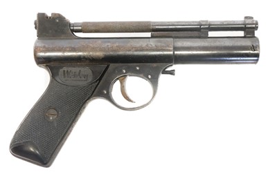 Lot 190 - Webley and Scott MkI .177 air pistol, cylinder...