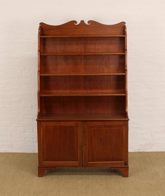 Lot 216 - An Early 19th Century Mahogany Waterfall Bookcase