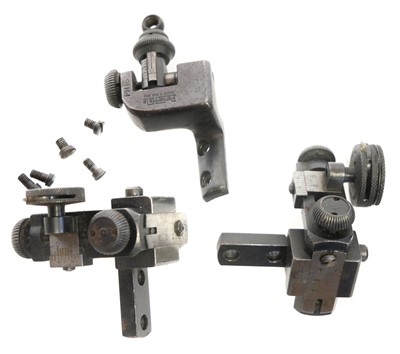 Lot 726 - Three Parker Hale rear sights, PH16 and two PH17.