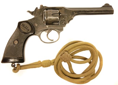 Lot 92 - Deactivated Webley Mk IV .38 revolver, serial...