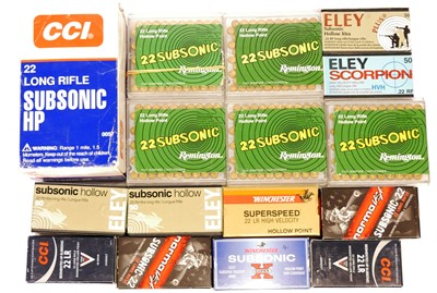 Lot 651 - .22lr ammunition, to include 500 rounds of...