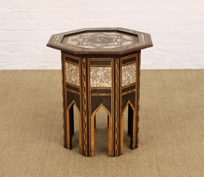 Lot 214 - An Early 20th Century Moorish Octagonal Occasional Table