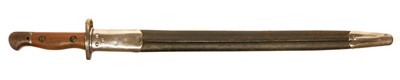 Lot 276 - 1907 SMLE pattern bayonet and scabbard, the...