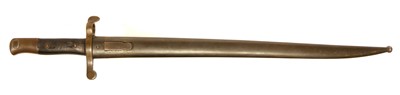 Lot 277 - Portuguese M.1886 Kropatschek bayonet and...