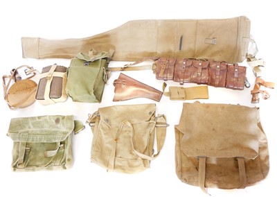 Lot 298 - Collection of mixed British webbing, to...