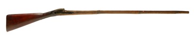 Lot 718 - Enfield three band rifle stock, with patched...