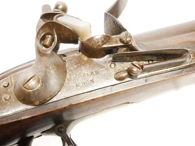 Lot 60 - Volunteer flintlock .750 Brown Bess musket by...