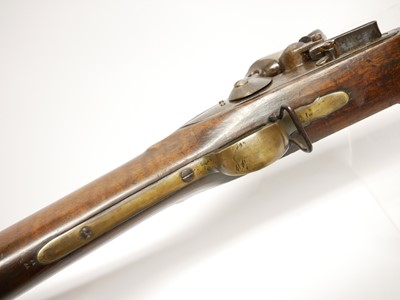 Lot 60 - Volunteer flintlock .750 Brown Bess musket by...